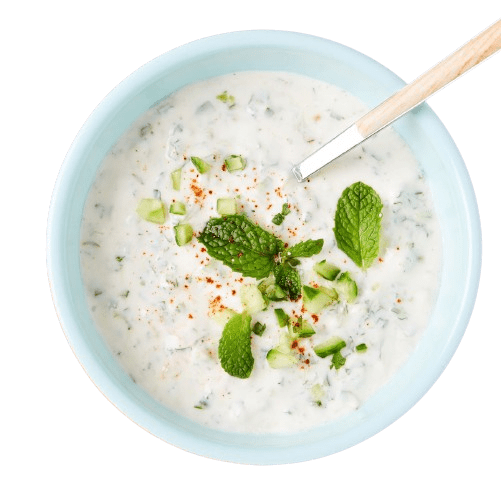 Cucumber Mint Raita (खीरा पुदीना रायता)
