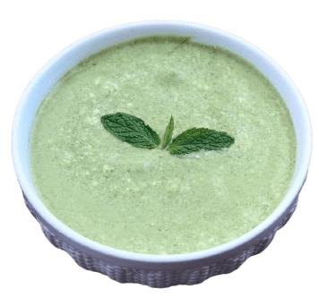 Mint Yogurt Chutney (पुदीना रायता)