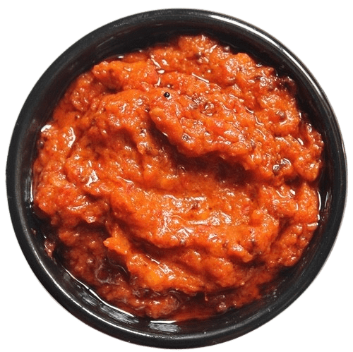 Red Bell Pepper Chutney (लाल शिमला मिर्च चटनी)